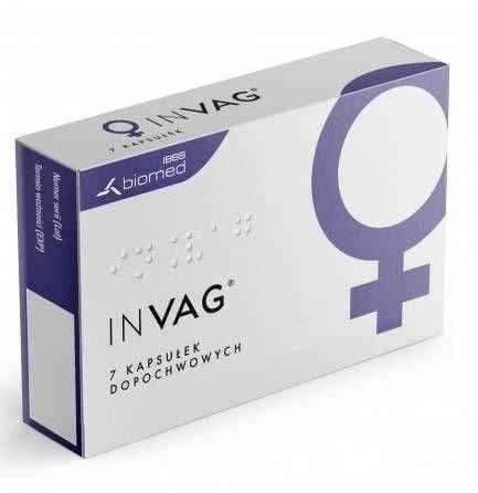 InVag, itchiness in vag x 7 capsules UK