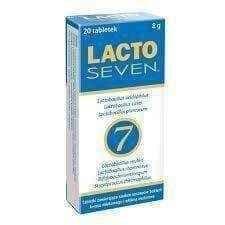 LACTOSEVEN x 20 tablets, lacto seven, probiotic supplements UK